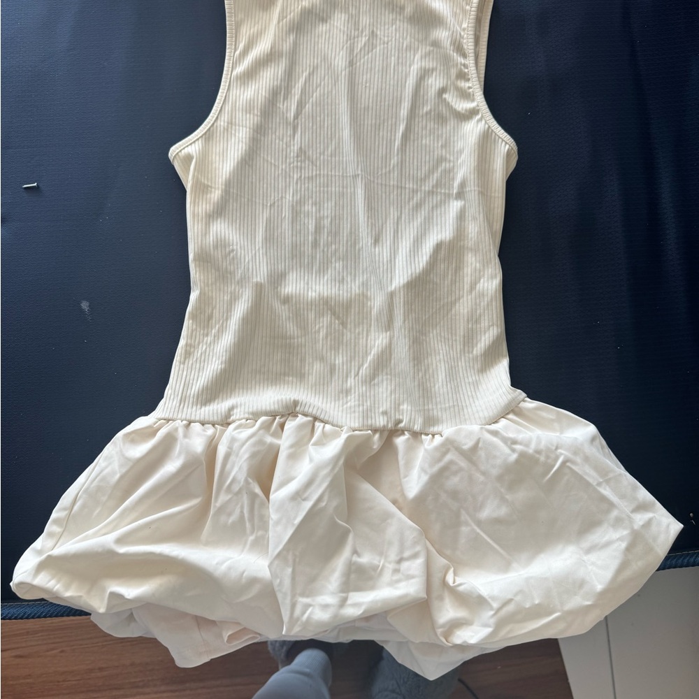 Charming Cream Kids Dress
